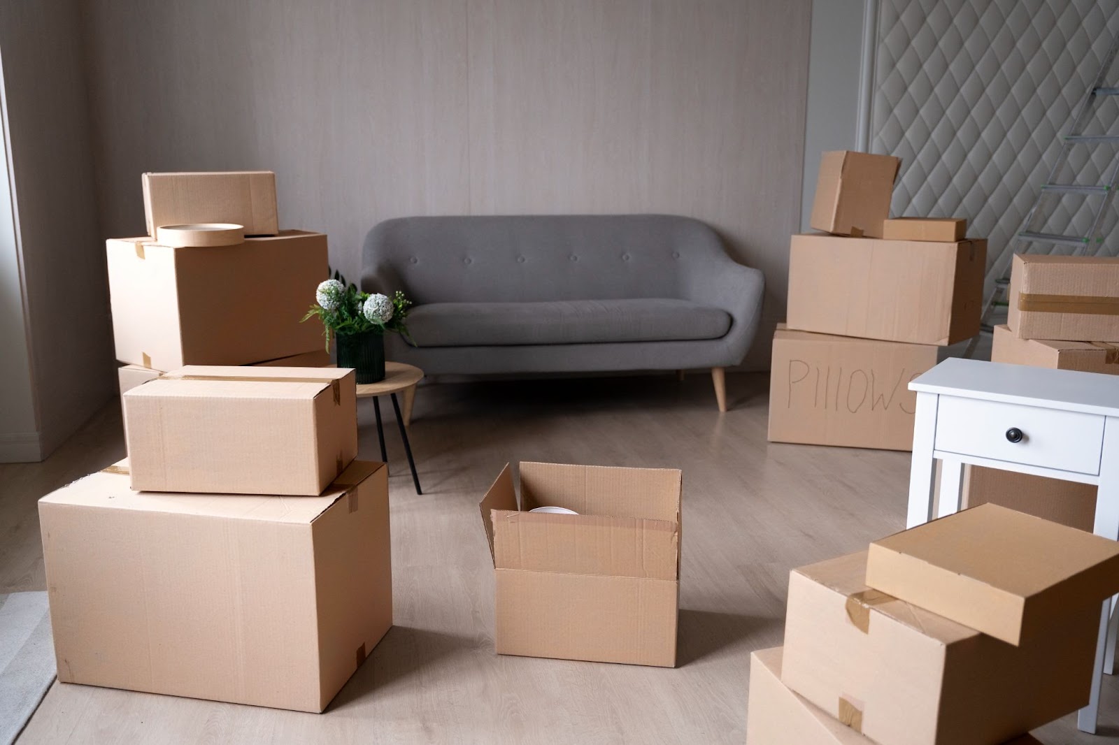 Opt for packing one room at a time 