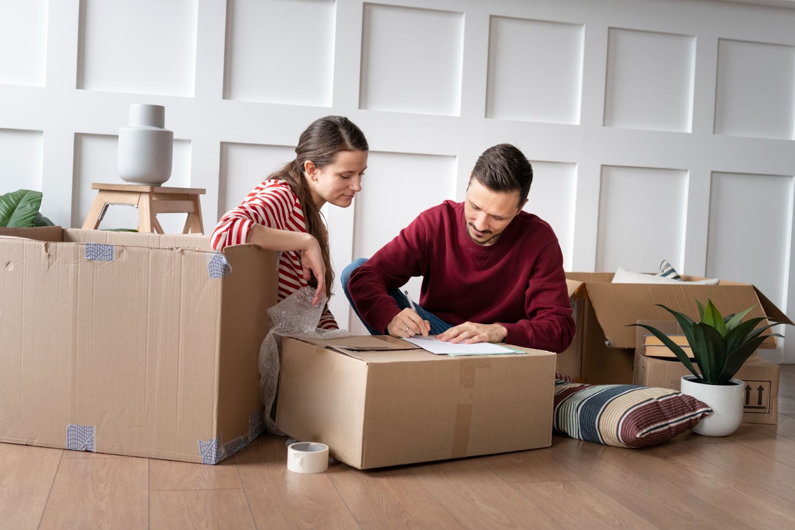 Organize and Label the boxes