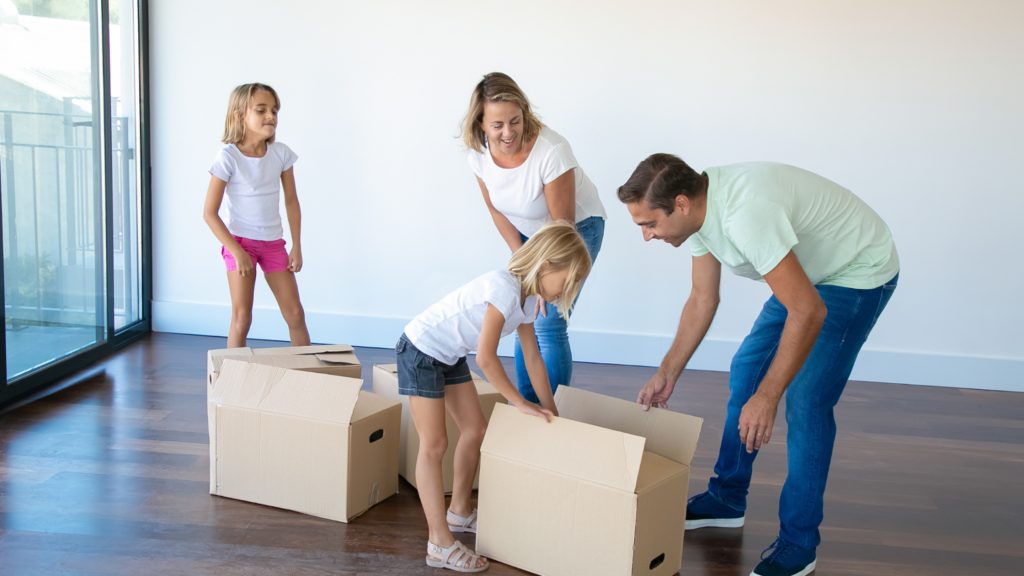 Hire Packers And Movers to move with children