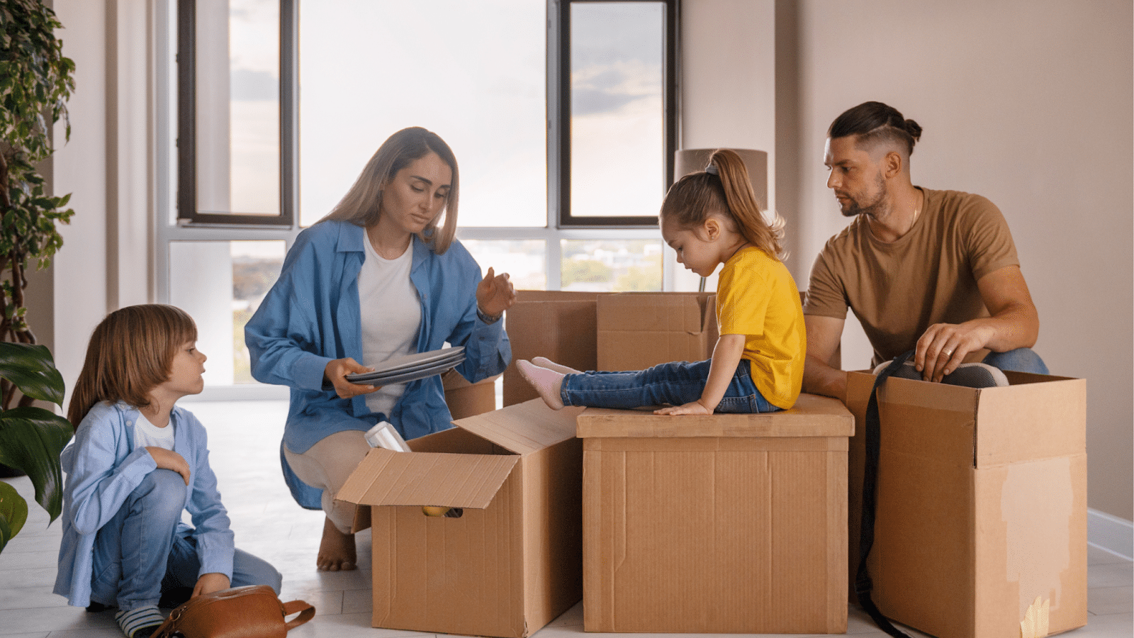 Hire Packers And Movers to move with children