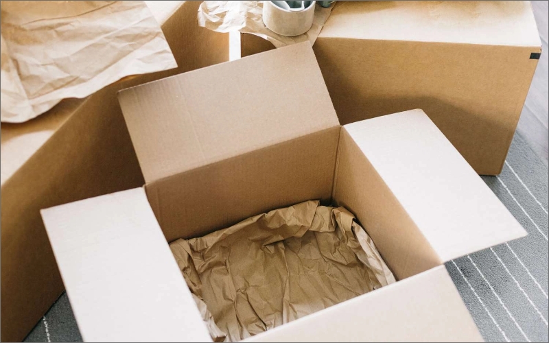 correct packing materials